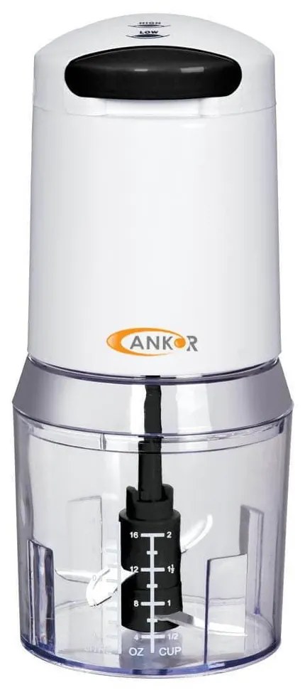 Πολυκόφτης Διπλή Λεπίδα M2-775651 260W White-Clear Ankor Μέταλλο,Πλαστικό