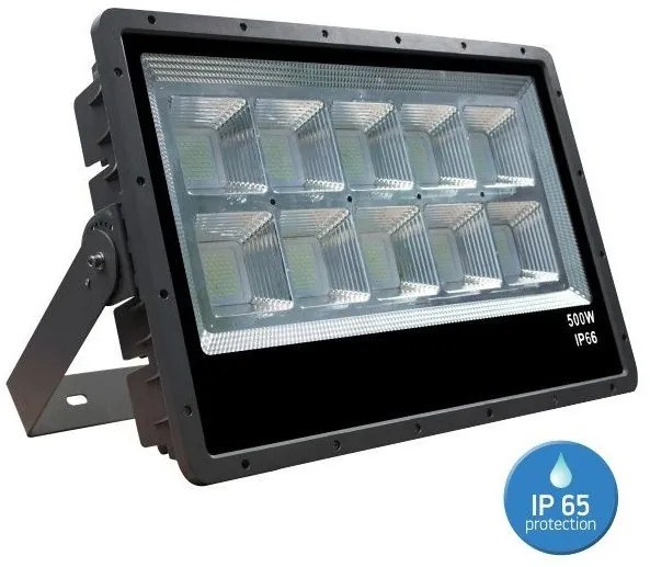 Προβολέας LED SMD 500W 6000K Μαύρο IP65 Epistar 5829 Spotlight-5829-Μαύρο 5829