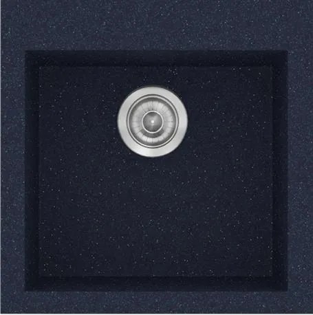 Νεροχύτης Κουζίνας Sanitec Classic 339 Ένθετος 50x50 εκ. - Granite Blue