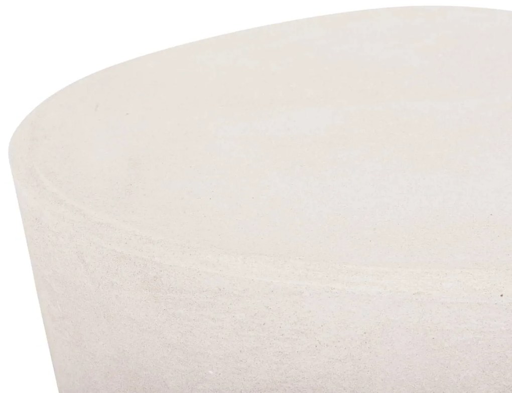ΤΡΑΠΕΖΙ ΣΑΛΟΝΙΟΥ ΣΕΙΡΑ SANTORINI HM18053 MDF ΣΕ ΥΠΟΛΕΥΚΟ ΧΡΩΜΑ 54x61x40,5Υεκ.