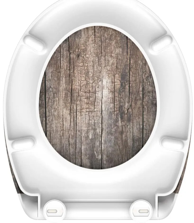 SCHÜTTE Κάθισμα Λεκάνης OLD WOOD με Soft-Close & Σχέδιο από Duroplast