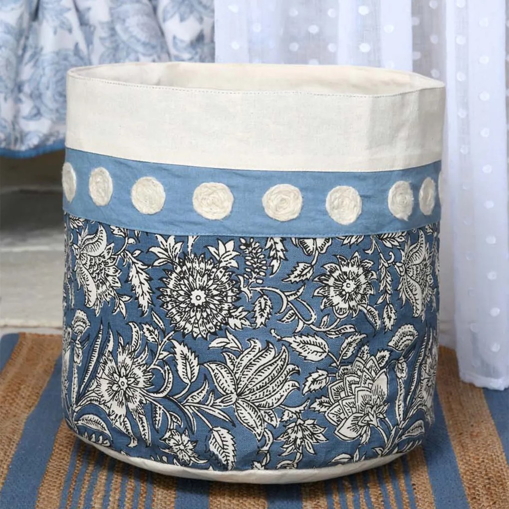 Καλάθι Αποθήκευσης (Φ30x30) S-F Julianne SAC4C303001 Bleu