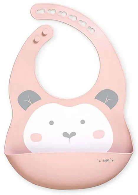 Σαλιάρα 4+ Μηνών Saro Sweet &amp; Fun Pink 16633