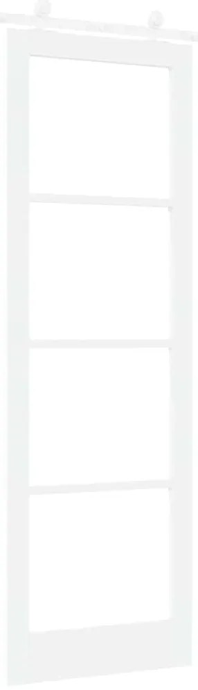 vidaXL Συρόμενη Πόρτα ORKDAL Λευκό 78 x 232 cm Ξύλο και μέταλλο