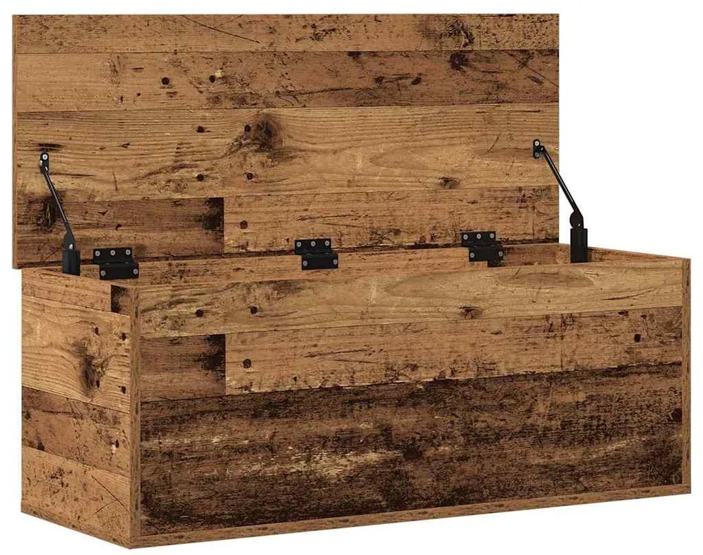 vidaXL Κουτί Αποθήκευσης από Παλιό Ξύλο 90x35x35 εκ.