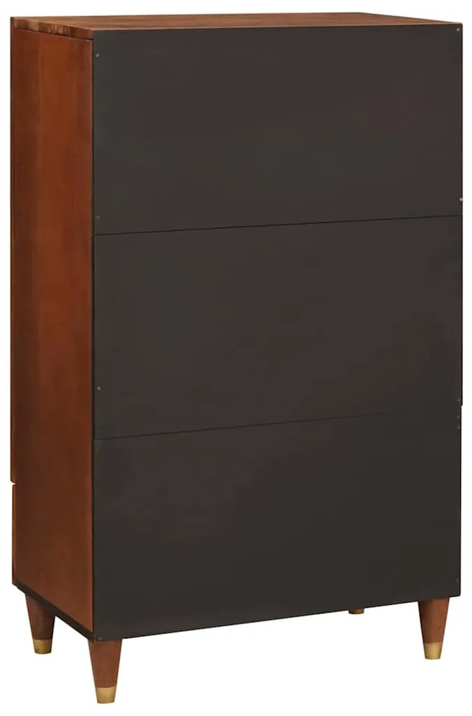 vidaXL Ντουλάπες &amp; ράφια αποθήκευσης μέσων Καφέ 60 x 33.5 x 100 εκ.