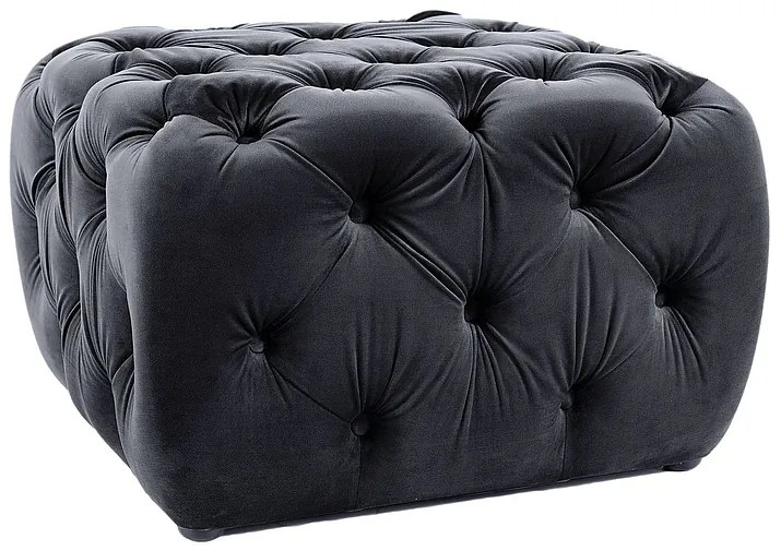 PUF SOPHIA VELVET CZARNY BLUVEL 19 DIOMMI-80-3093