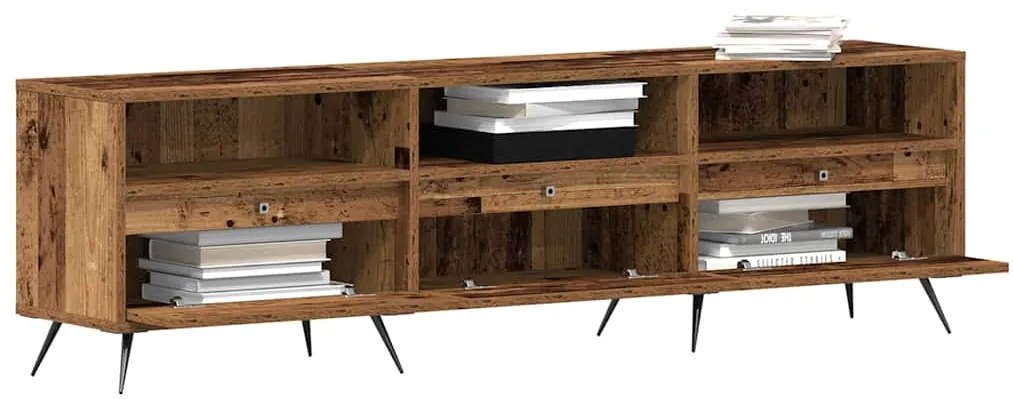 vidaXL Ντουλάπι TV Παλαιό ξύλο 150 x 30 x 44.5 εκ. Επεξεργασμένο ξύλο