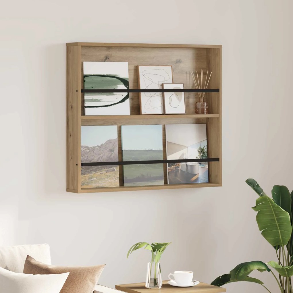 Ράφι Περιοδικών Artisan Oak 80 x 12 x 70 εκ Επεξεργασμένο ξύλο