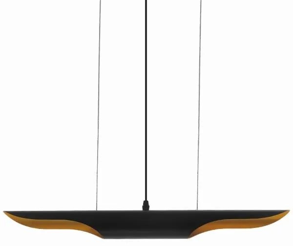 Φωτιστικό Οροφής - Ράγα Esterina 01304 Black - Gold GloboStar Metal