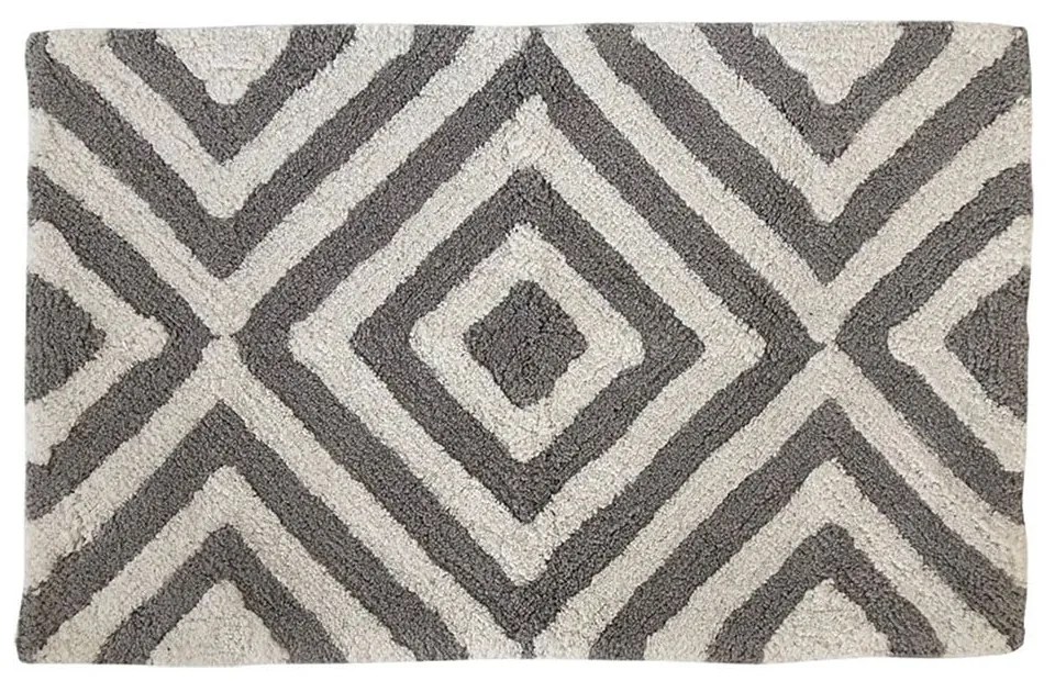Πατάκι Μπάνιου Tribal 05592.001 Grey 50 X 80 50x80cm 100% Cotton