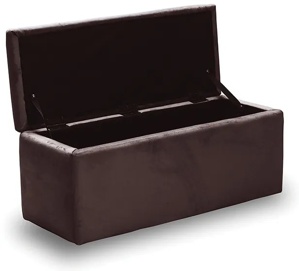 LIDO ΣΚΑΜΠΟ VELVET BROWN ΜΕ ΑΠΟΘ. ΧΩΡΟ 101X41X42εκ. 101X41X42εκ.