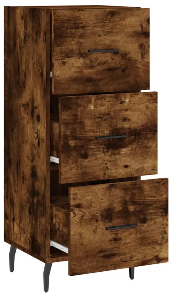 vidaXL Ντουλάπι Καπνιστή Δρυς 34,5 x 34 x 90 εκ. Επεξεργασμένο Ξύλο