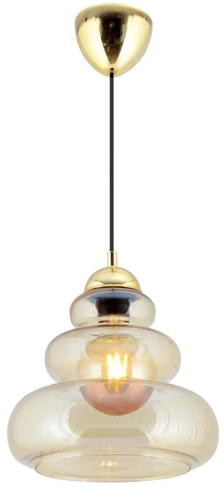 Φωτιστικό Οροφής 433NUV1134 Φ25x60cm 1xE27 40W Gold Opviq