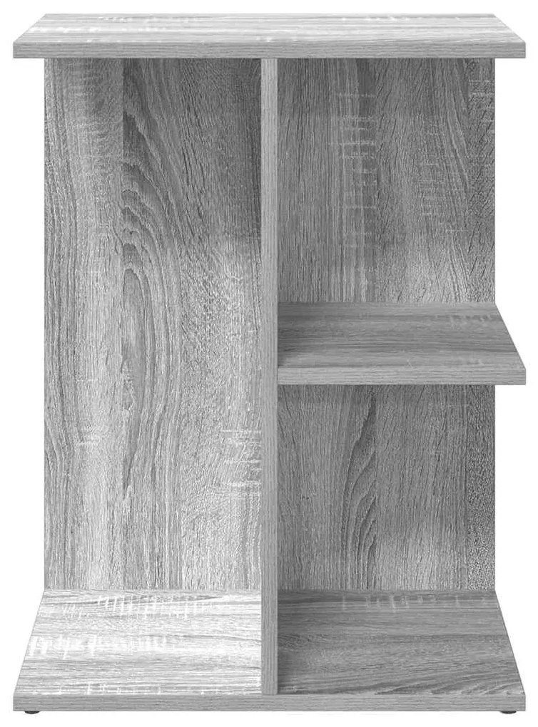 Κομοδίνο Γκρι Sonoma 46,5x29x61 εκ. από Επεξεργασμένο Ξύλο - Γκρι
