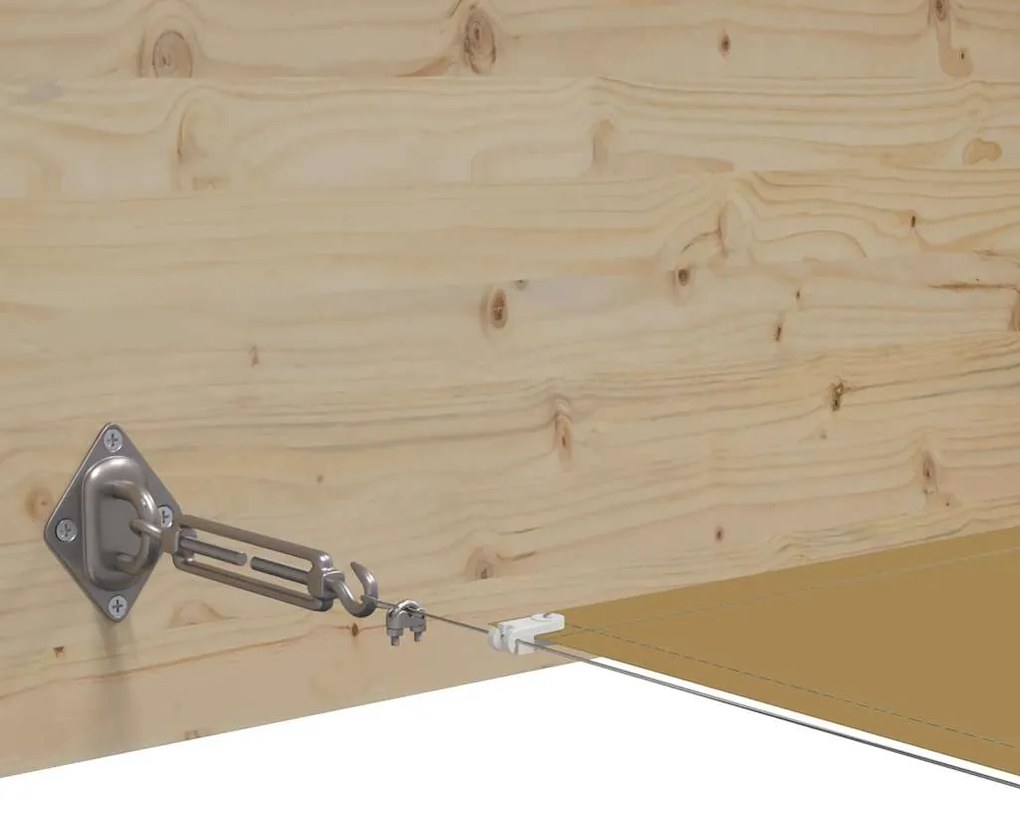 vidaXL Τέντα Κάθετη Μπεζ 60 x 1200 εκ. από Ύφασμα Oxford