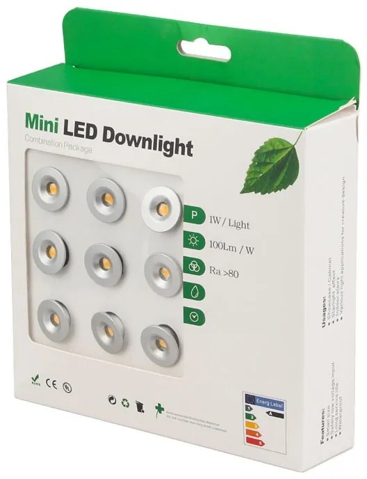 MINI LED ΦΩΤΑΚΙΑ 9ΤΜΧ 1W ΤΥ-0231-ΤΥ-0231