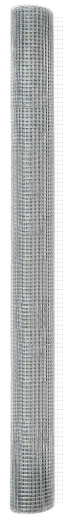 Συγκολλητός φράχτης από σύρμα Ασημί 1.6 x 10 m Ατσάλι