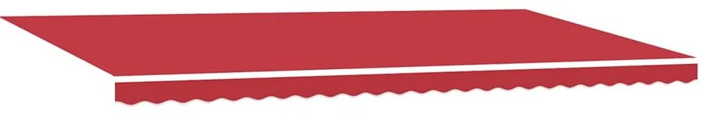 vidaXL Ύφασμα Ομπρέλας με Κόκκινο 600 x 300 εκ Πολυεστέρας