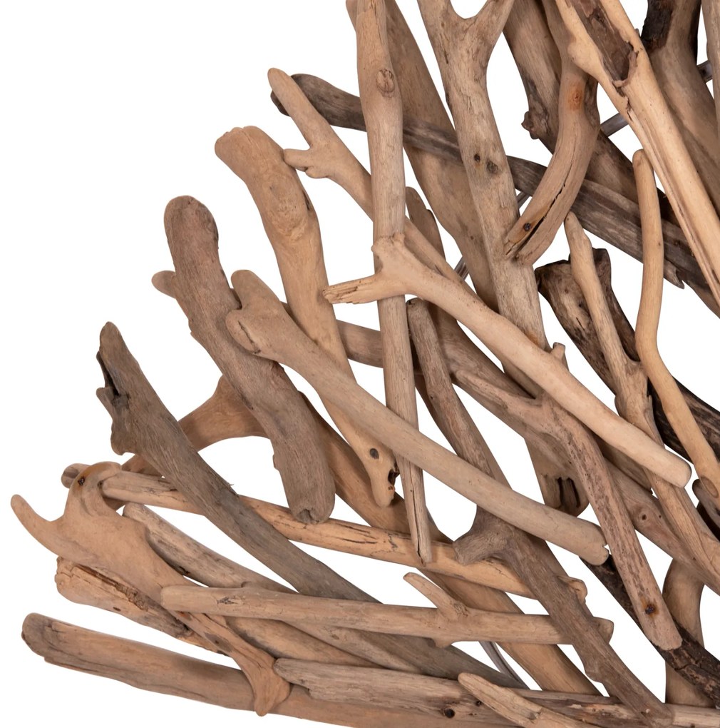 ΦΩΤΙΖΟΜΕΝΟ ΔΙΑΚΟΣΜΗΤΙΚΟ ΤΟΙΧΟΥ DREAMER2 HM4428 DRIFTWOOD-ΤΑΙΝΙΑ LED 90x90x7(πάχος)εκ (1 Τεμμάχια)