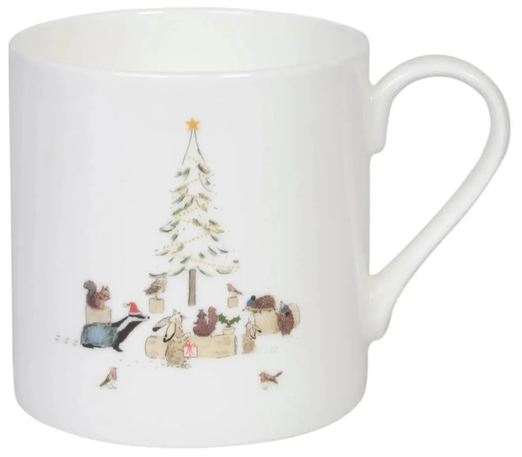 ΜΕΓΑΛΗ ΚΟΥΠΑ ΠΟΡΣΕΛΑΝΗΣ FINE BONE CHINA 425ml SOPHIE ALLPORT - FESTIVE FOREST