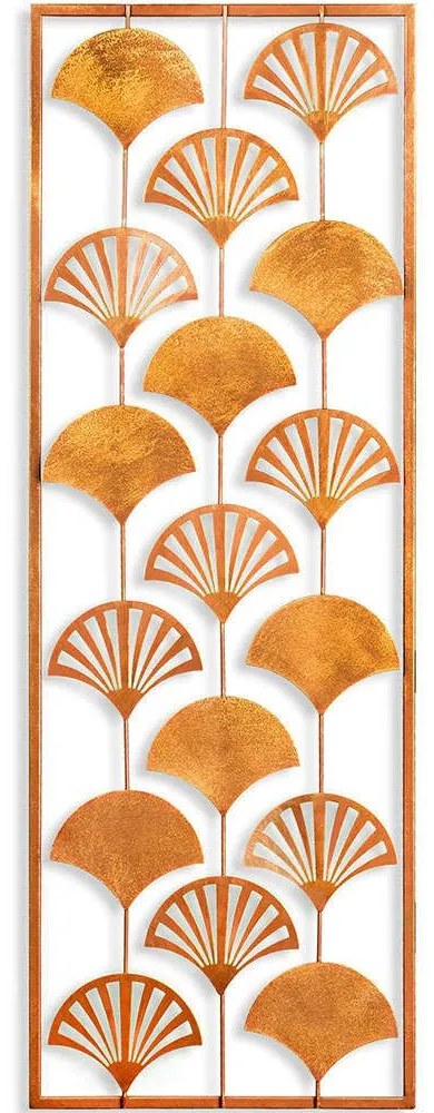 Διακοσμητικό Τοίχου Fan 930DYU1209 32x90cm Bronze-Gold Wallity Μέταλλο
