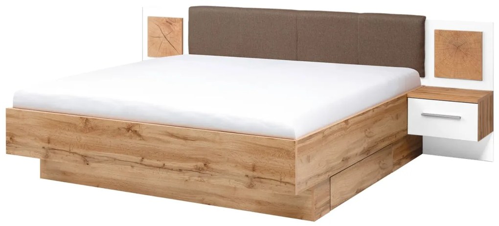 Κρεβατοκάμαρα Campus με αποθηκευτικό χώρο για στρώμα 180x200cm