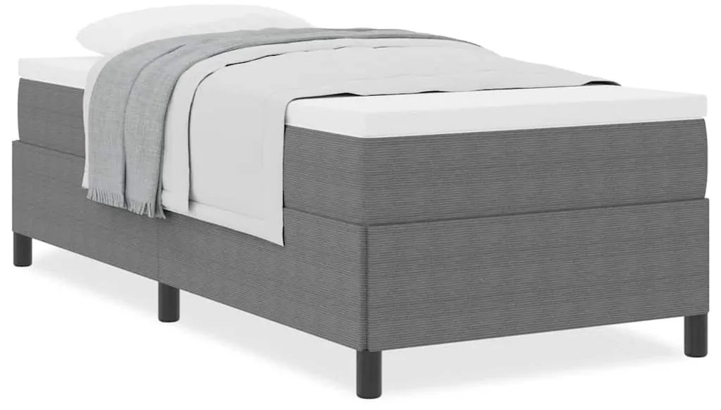 vidaXL Σκελετός Κρεβατιού Ανοιχτό γκρι 80 x 200 cm Βελούδο