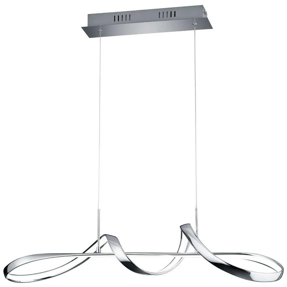 Φωτιστικό Οροφής - Ράγα Perugia R37091106 81x46x150cm Dim Led 4500Lm 37W Chrome RL Lighting