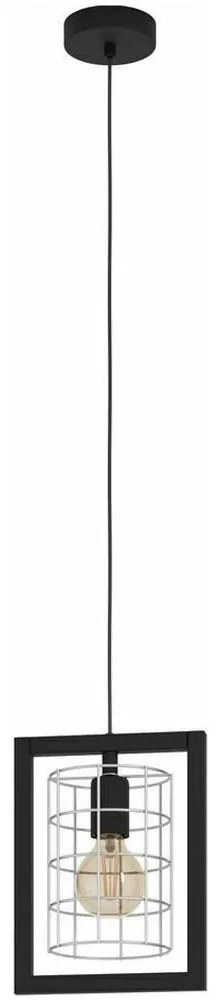 Φωτιστικό Οροφής 43662 Jubily 1/E27 Black-Silver Eglo Metal