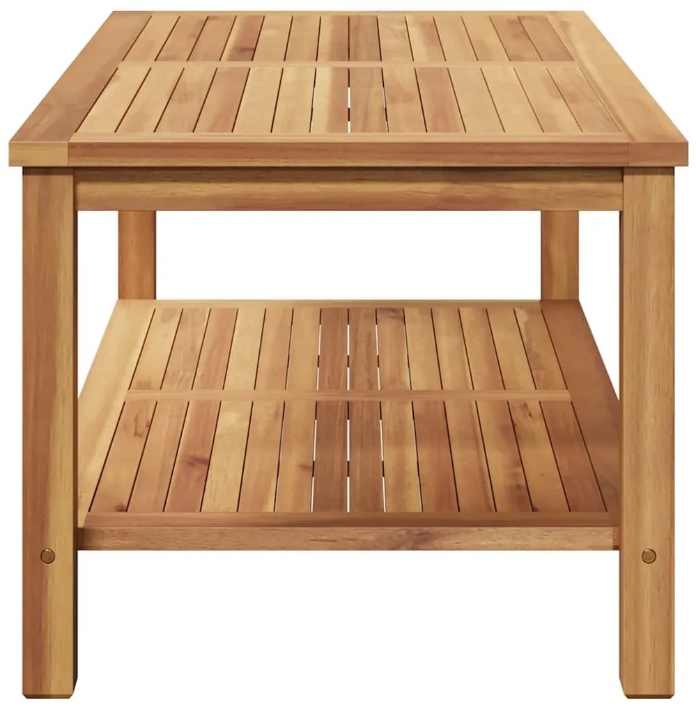 vidaXL Τραπεζάκι σαλονιού Καφέ 110 x 55 x 45 cm Μασίφ ξύλο teak