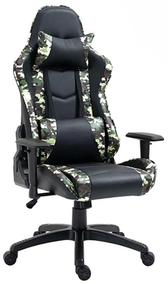 Καρέκλα Gaming A6350 01.0284 70X60X124/134 Army