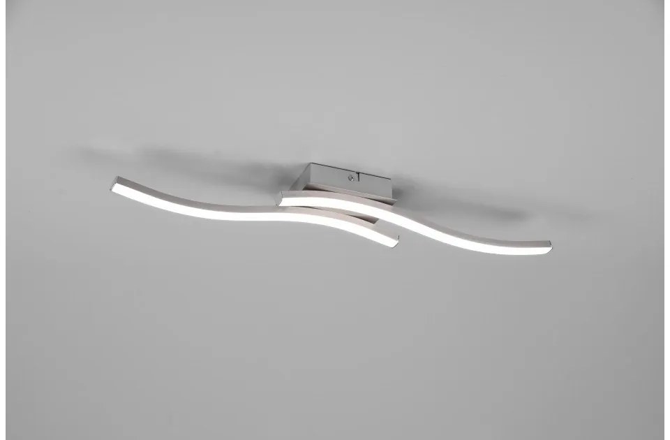 Πλαφονιέρα Φωτιστικό Οροφής 2xLED 5W 4000Κ Route Trio Lighting-R62472407-Νίκελ Ματ R62472407