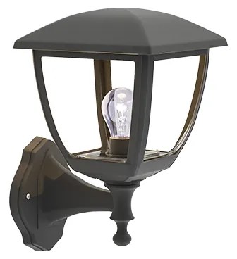 Απλίκα - Φανάρι Avalanche 1xE27 Outdoor Wall Lamp Black D:22cmx30cm (80201214) - 80201214 - 80201214