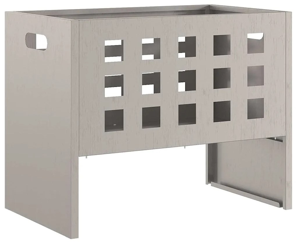 vidaXL Φωτιά Καφέ 50 x 30 x 40 εκ. Ατσάλι σκληρυθέν στον αέρα