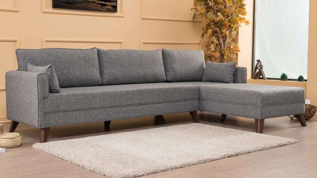 Corner Sofa Bella Corner Sofa Right 1 Grey