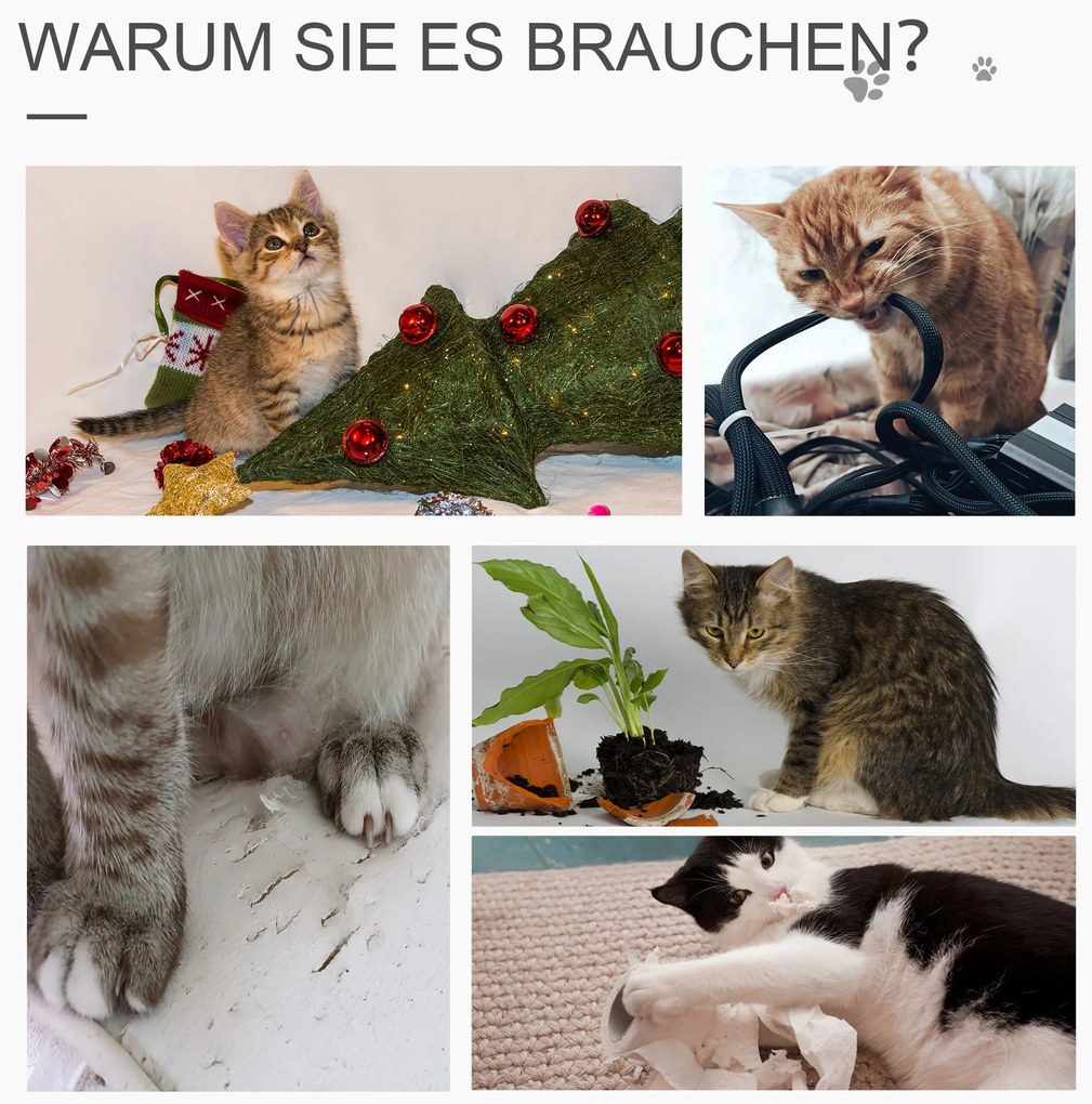 PawHut Δέντρο για γάτες από ρατάν με σπιτάκι, πολυεπίπεδο δέντρο για γάτες, δέντρο αναρρίχησης για γάτες, E1 MDF, σιζάλ, μπεζ+καφέ, 55 x 55 x 174 cm