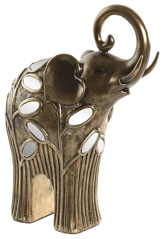 Διακοσμητική Φιγούρα Home ESPRIT Αργυρό Ελέφαντας 19 X 9 X 25,5 CM