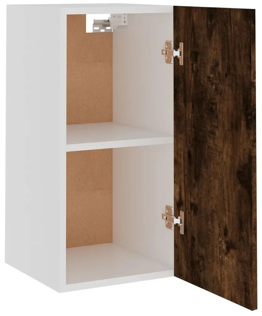 vidaXL Κρεμαστό Ντουλάπι "Lyon" Καπνιστή Δρυς 29,5x31x60 εκ. από Τεχνητό Ξύλο