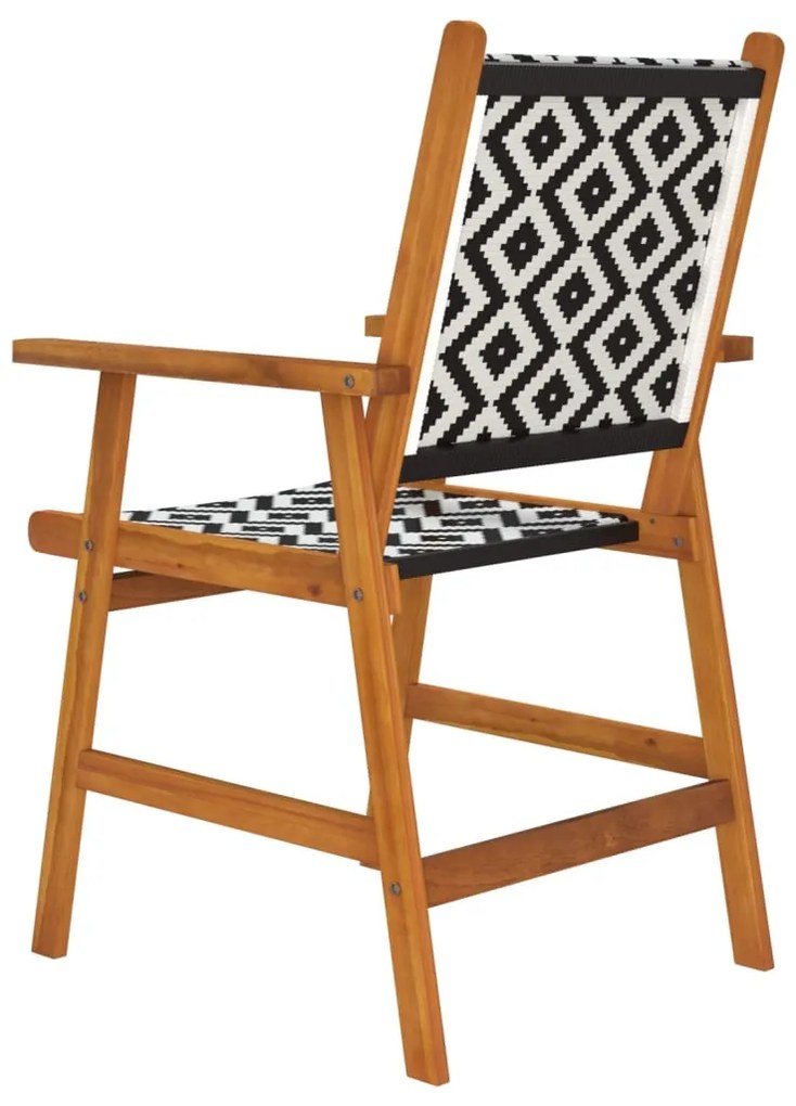 vidaXL Καρέκλες Κήπου 2 τεμ. από Μασίφ Ξύλο Ακακίας