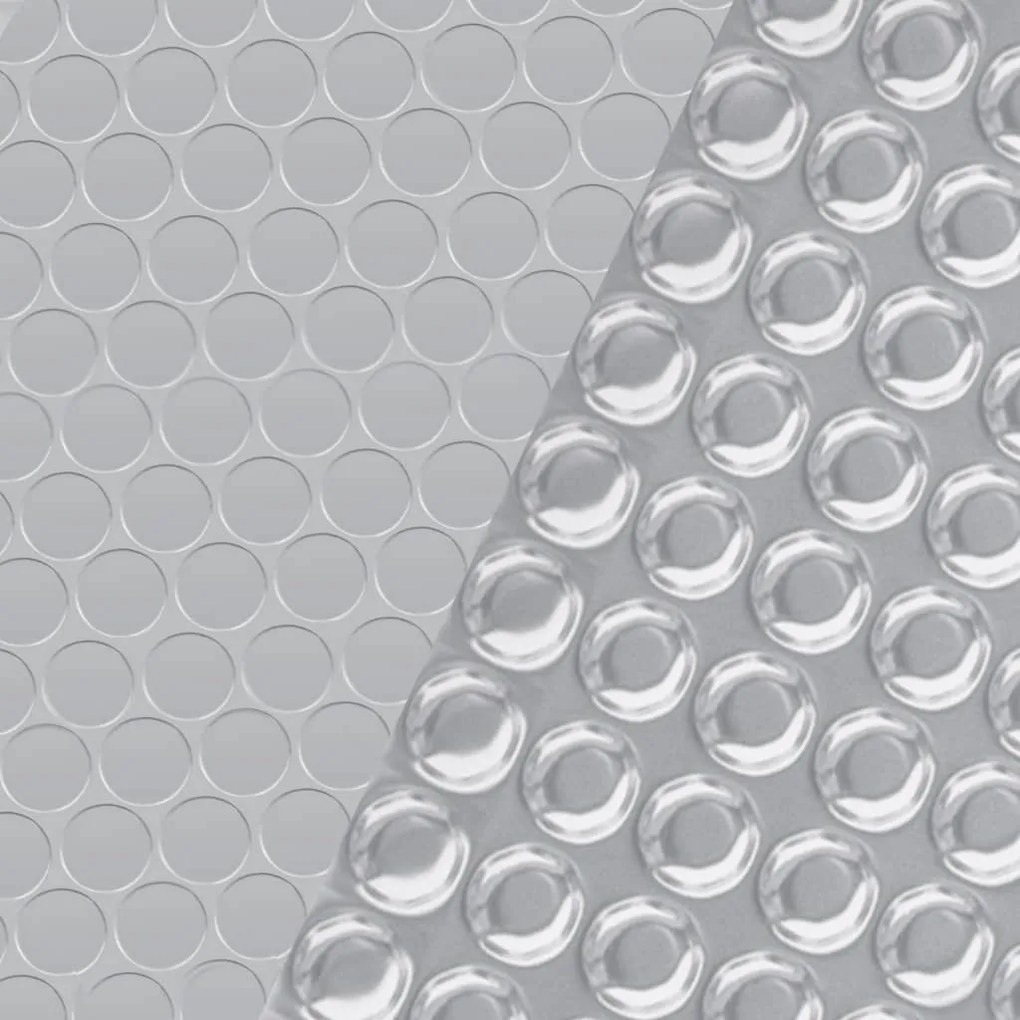 vidaXL Κάλυμμα Πισίνας Ασημί 455 εκ. από Πολυαιθυλένιο