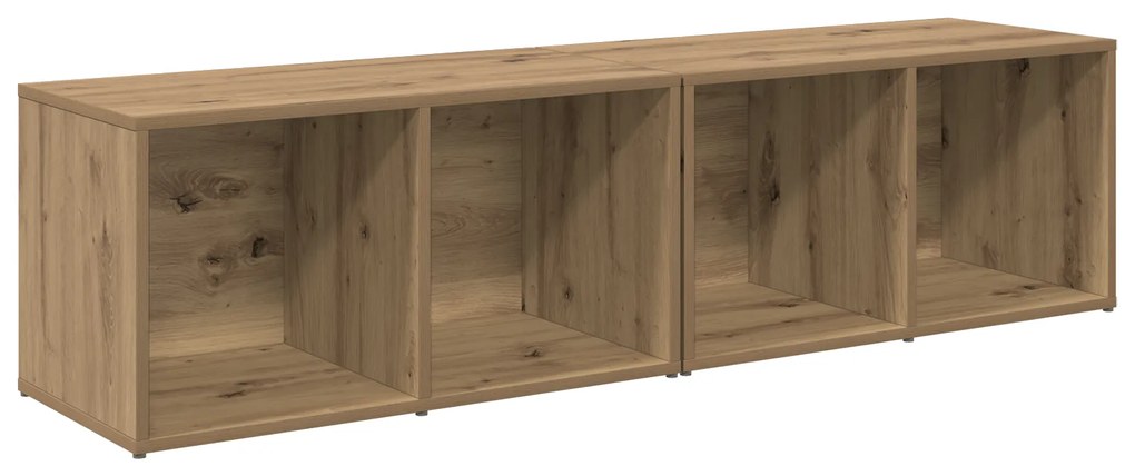vidaXL Σετ επίπλου τηλεόρασης 2 pcs Artisan Oak Επεξεργασμένο ξύλο