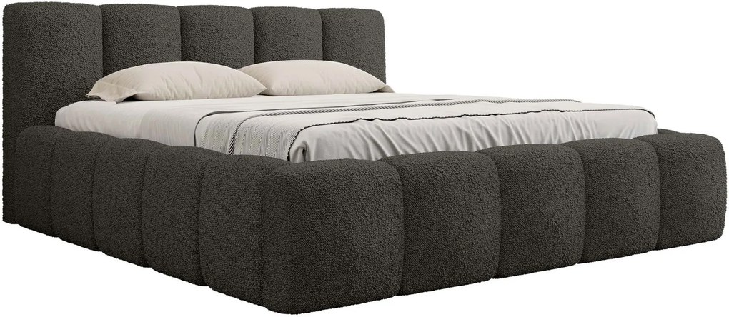 Επενδυμένο κρεβάτι Kevson-Mauro-140 x 200