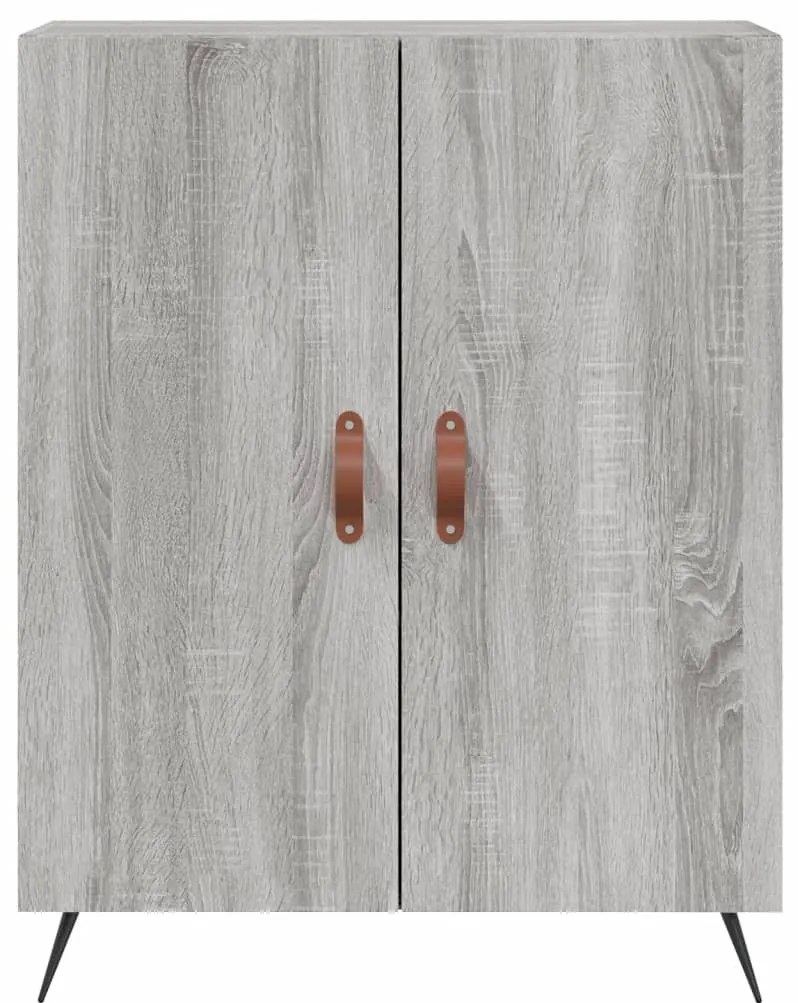 vidaXL Ντουλάπι Γκρι Sonoma 69,5 x 34 x 90 εκ. από Επεξεργασμένο Ξύλο