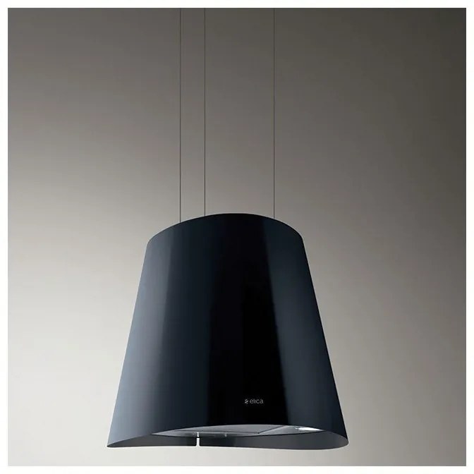 Elica Juno BL/F/50 Απορροφητήρας Νησίδα 50cm Μαύρος