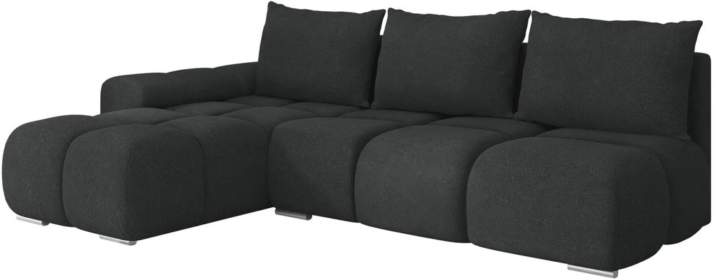 Γωνιακός καναπές Bestii-Anthraki-Αριστερή - 270.00Χ183.00Χ85.00cm