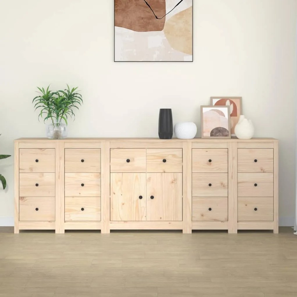 vidaXL Συρταριέρα 230x35x80 εκ. από Μασίφ Ξύλο Πεύκου