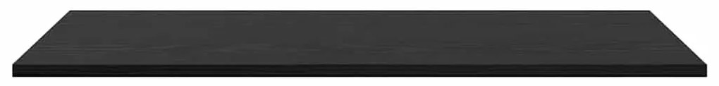 vidaXL Ράφι Βιβλίων 4 pcs Μαύρο 80 x 40 x 1.5 cm Επεξεργασμένο ξύλο