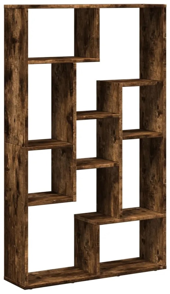 vidaXL Βιβλιοθήκη Καπνιστή Δρυς 72x20x120 εκ. από Επεξεργασμένο Ξύλο