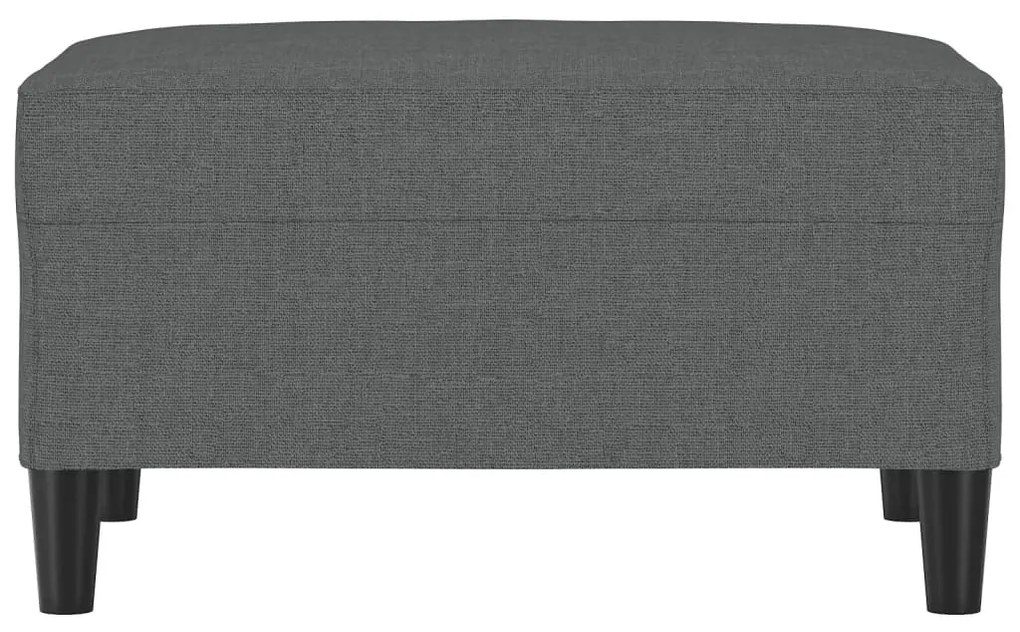 vidaXL Υποπόδιο Σκούρο Γκρι 70 x 55 x 41 εκ. Υφασμάτινο